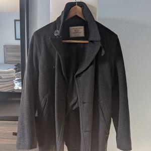 Old Navy gray peacoat